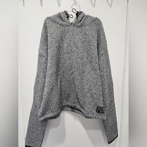 PINK Victoria's Secret Women's Gray Hoodie Sweater